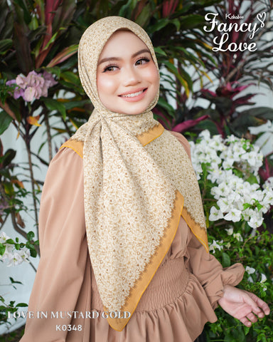 KEKABOO FANCY LOVE IN MUSTARD GOLD (K0348)