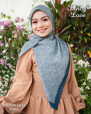 KEKABOO FANCY LOVE IN TEAL (K0352)
