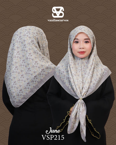 VANILA SCARVES PREMIUM PRINTED JUNE (VSP215)