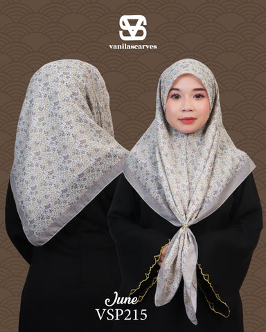 VANILA SCARVES PREMIUM PRINTED JUNE (VSP215)