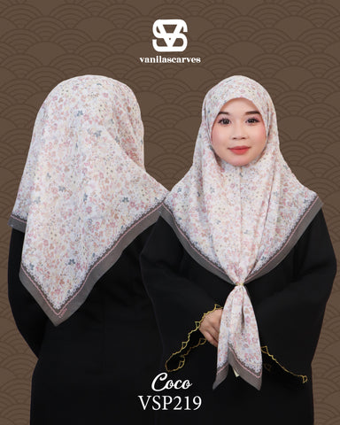 VANILA SCARVES PREMIUM PRINTED COCO (VSP219)