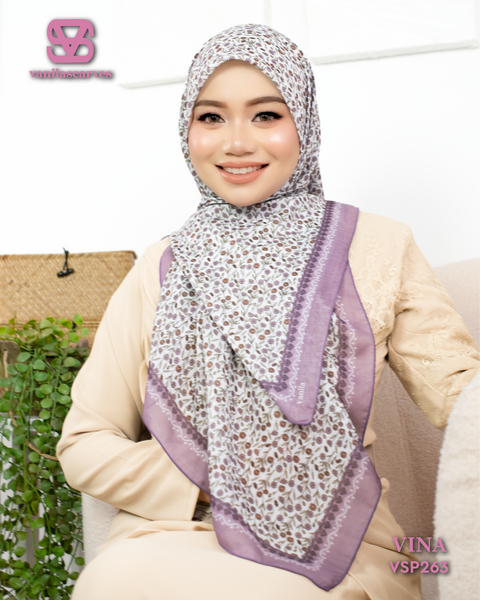 VANILA SCARVES PREMIUM PRINTED VINA (VSP263)