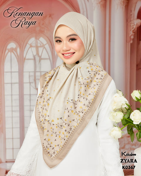 KEKABOO KENANGAN RAYA ZYARA (K0367) - TUDUNG KEKABOO - LIMITED AND EXCLUSIVE