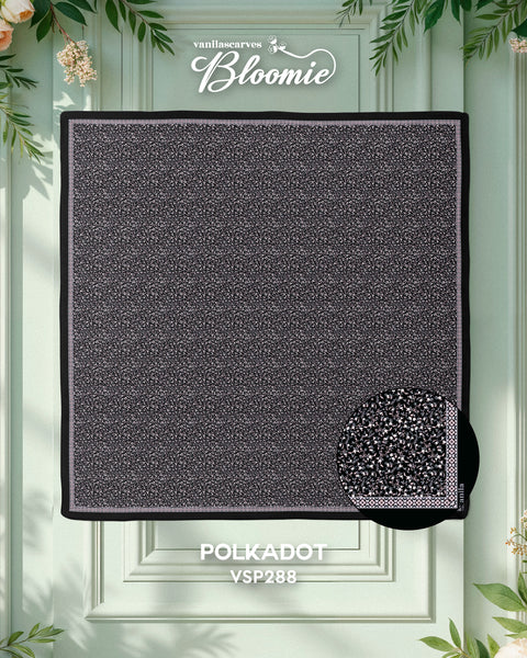 VANILA SCARVES BLOOMIE POLKADOT (VSP288) - TUDUNG KEKABOO - LIMITED AND EXCLUSIVE