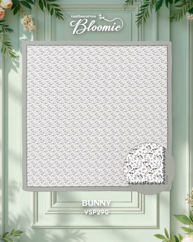 VANILA SCARVES BLOOMIE BUNNY (VSP290) - TUDUNG KEKABOO - LIMITED AND EXCLUSIVE