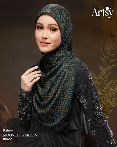 KEKABOO ARTSY MOONLIT GARDEN (K0456) - TUDUNG KEKABOO - LIMITED AND EXCLUSIVE