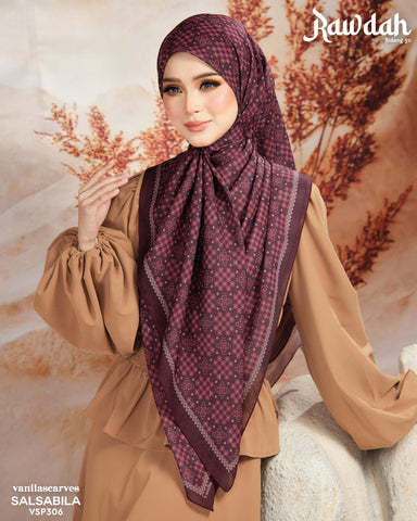 VANILA SCARVES RAWDAH SALSABILA (VSP306) - TUDUNG KEKABOO - LIMITED AND EXCLUSIVE