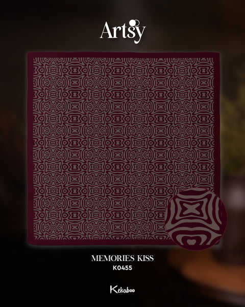 KEKABOO ARTSY MEMORIES KISS (K0455) - TUDUNG KEKABOO - LIMITED AND EXCLUSIVE