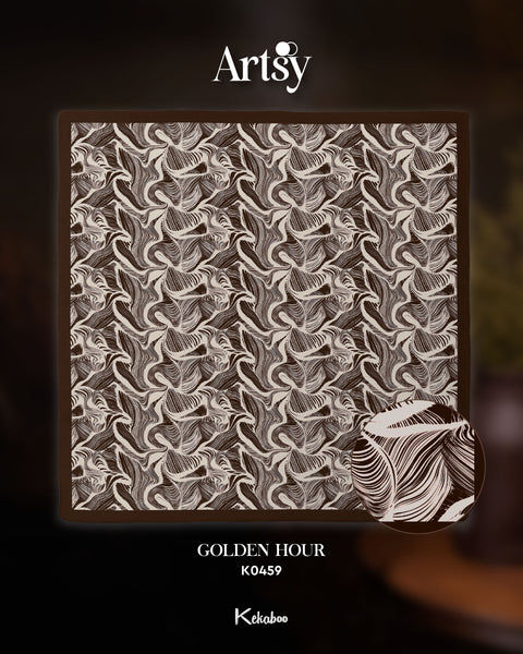 KEKABOO ARTSY GOLDEN HOUR (K0459) - TUDUNG KEKABOO - LIMITED AND EXCLUSIVE