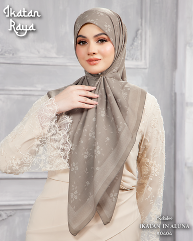 KEKABOO IKATAN IN ALUNA (K0404) - TUDUNG KEKABOO - LIMITED AND EXCLUSIVE