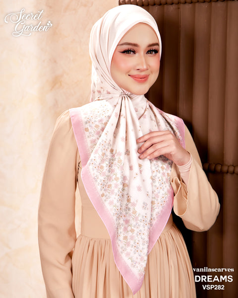 VANILA SCARVES PREMIUM PRINTED DREAMS (VSP282) - TUDUNG KEKABOO - LIMITED AND EXCLUSIVE