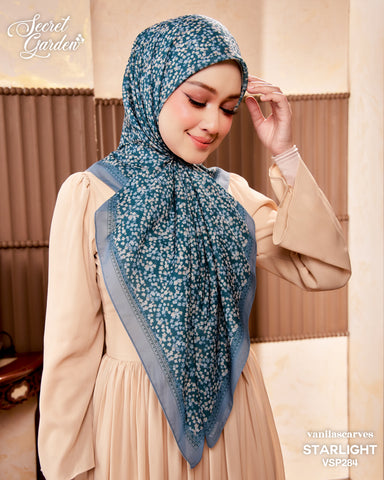 VANILA SCARVES PREMIUM PRINTED STARLIGHT (VSP284) - TUDUNG KEKABOO - LIMITED AND EXCLUSIVE