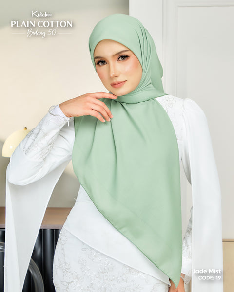 KEKABOO PLAIN COTTON B50 JADE MIST (19)
