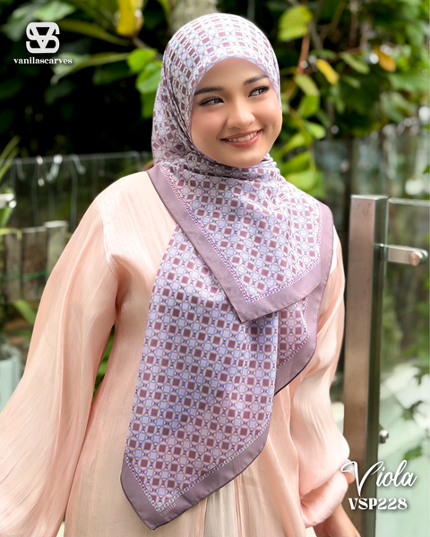 VANILA SCARVES PREMIUM PRINTED VIOLA (VSP228)