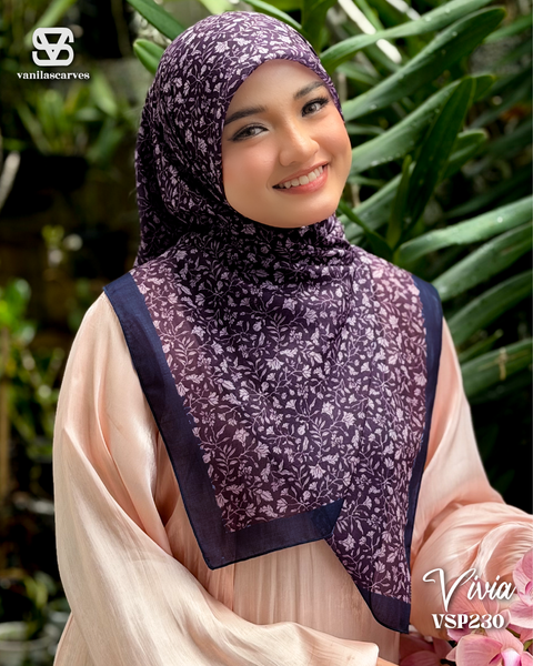 VANILA SCARVES PREMIUM PRINTED VIVIA (VSP230)