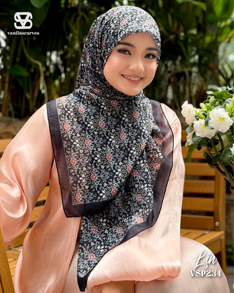 VANILA SCARVES PREMIUM PRINTED LIN (VSP234)