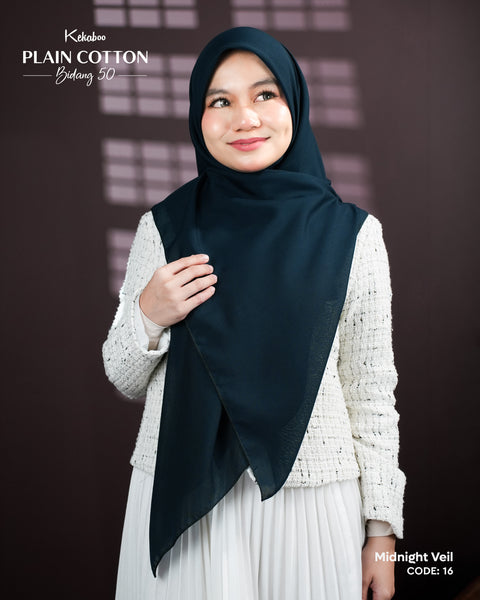 KEKABOO PLAIN COTTON B50 MIDNIGHT VEIL (16)