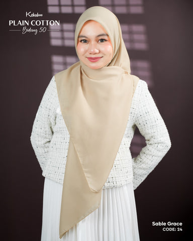 KEKABOO PLAIN COTTON B50 SABLE GRACE (24)