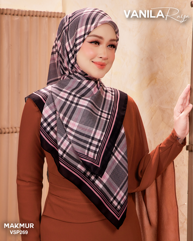 VANILA SCARVES PREMIUM PRINTED MAKMUR (VSP269) - TUDUNG KEKABOO - LIMITED AND EXCLUSIVE