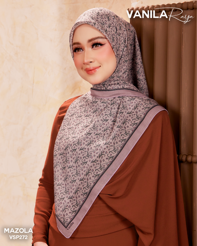 VANILA SCARVES PREMIUM PRINTED MAZOLA (VSP272) - TUDUNG KEKABOO - LIMITED AND EXCLUSIVE