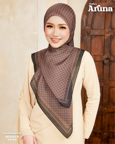 VANILA SCARVES ARUNA SERAYA (VSP310) - TUDUNG KEKABOO - LIMITED AND EXCLUSIVE