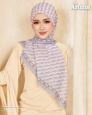 VANILA SCARVES ARUNA CALYRA (VSP316) - TUDUNG KEKABOO - LIMITED AND EXCLUSIVE