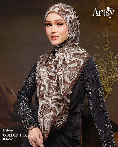 KEKABOO ARTSY GOLDEN HOUR (K0459) - TUDUNG KEKABOO - LIMITED AND EXCLUSIVE