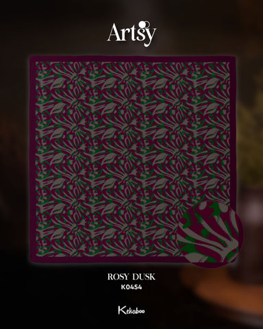 KEKABOO ARTSY ROSY DUSK (K0454) - TUDUNG KEKABOO - LIMITED AND EXCLUSIVE