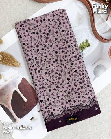 KEKABOO FUNKY IN RAISIN (K0423) - TUDUNG KEKABOO - LIMITED AND EXCLUSIVE