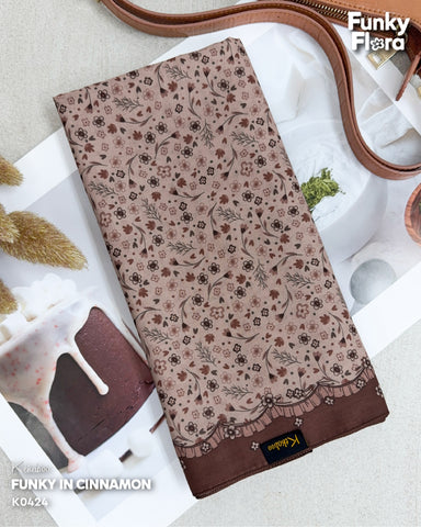 KEKABOO FUNKY IN CINNAMON (K0424) - TUDUNG KEKABOO - LIMITED AND EXCLUSIVE