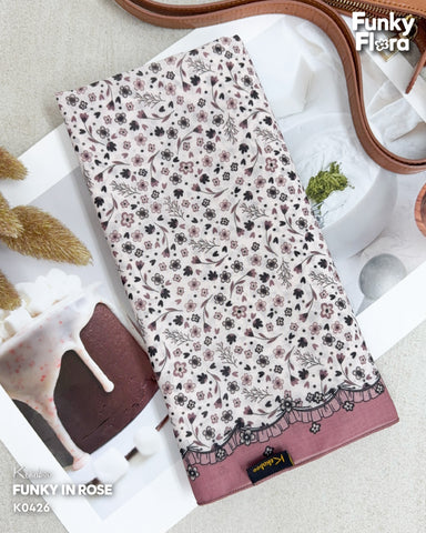 KEKABOO FUNKY IN ROSE (K0426) - TUDUNG KEKABOO - LIMITED AND EXCLUSIVE