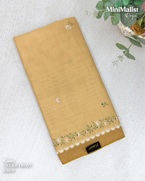KEKABOO MINIMALIST RAYA CREAM FROST (K0419)