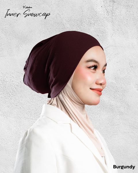 INNER KEKABOO EXCLUSIVE BURGUNDY - TUDUNG KEKABOO - LIMITED AND EXCLUSIVE