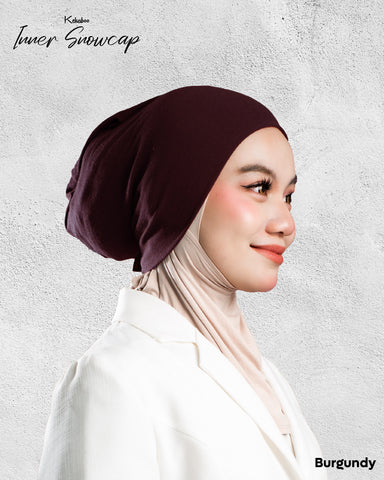INNER KEKABOO EXCLUSIVE BURGUNDY - TUDUNG KEKABOO - LIMITED AND EXCLUSIVE