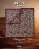 KEKABOO HERITAGE MAROON PAISLEY (K0467) - TUDUNG KEKABOO - LIMITED AND EXCLUSIVE