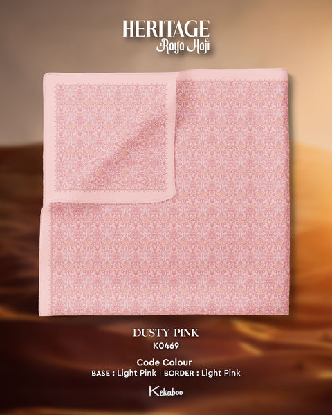 KEKABOO HERITAGE DUSTY PINK (K0469) - TUDUNG KEKABOO - LIMITED AND EXCLUSIVE