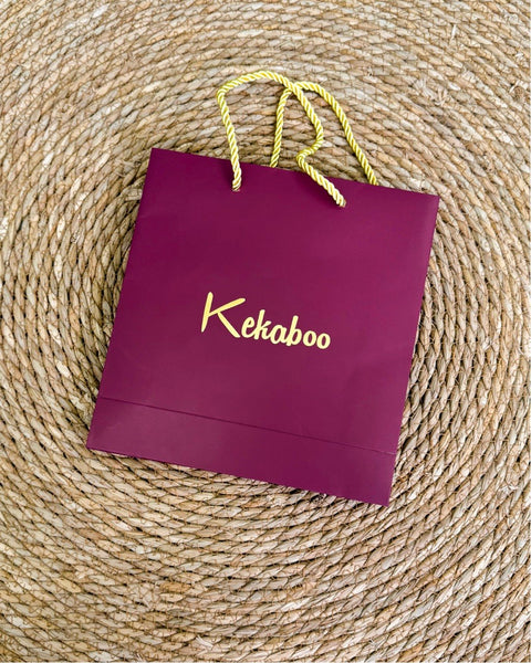 Kekaboo Royal Plum Paperbag - TUDUNG KEKABOO - LIMITED AND EXCLUSIVE