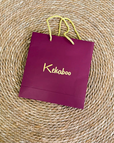 Kekaboo Royal Plum Paperbag - TUDUNG KEKABOO - LIMITED AND EXCLUSIVE