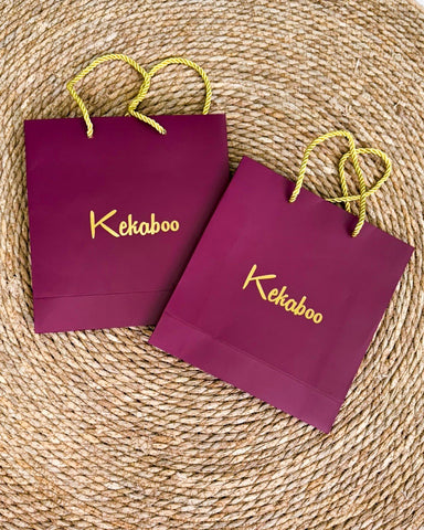 Kekaboo Royal Plum Paperbag - TUDUNG KEKABOO - LIMITED AND EXCLUSIVE