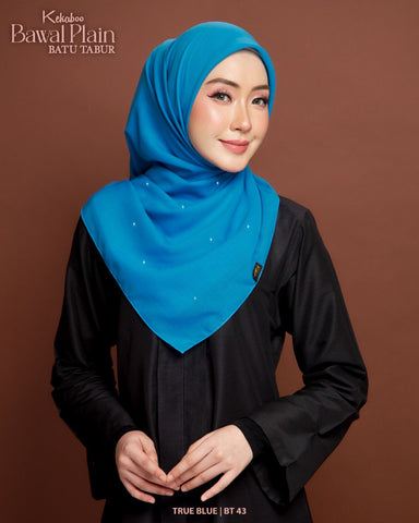 BAWAL PLAIN BATU TABUR (BT43 TRUE BLUE)