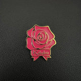 KEKABOO PINK ROSE BROOCH