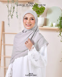 BAWAL PLAIN PREMIUM COTTON B58 (BB03 PLATINUM GREY)