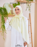 KEKABOO BAWAL PLAIN PREMIUM COTTON B58 VANILLA CREAM (BB 04)