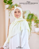 KEKABOO BAWAL PLAIN PREMIUM COTTON B58 VANILLA CREAM (BB 04)