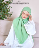 KEKABOO BAWAL PLAIN PREMIUM COTTON B58 HUNTER GREEN (BB 14)