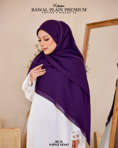 BAWAL PLAIN PREMIUM COTTON B58 (BB10 PURPLE HEART)