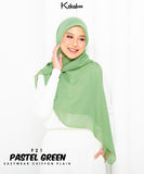 KEKABOO EASYWEAR CHIFFON PLAIN (F21 PASTEL GREEN)