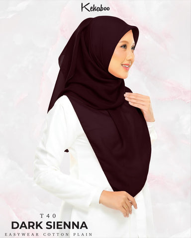 KEKABOO EASYWEAR COTTON PLAIN (T40 DARK SIENNA)