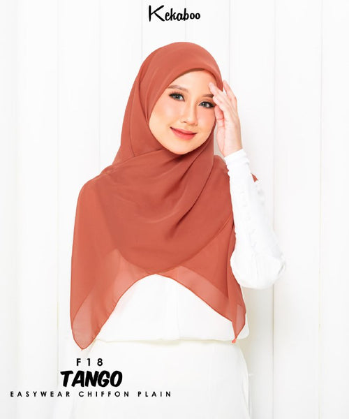 KEKABOO EASYWEAR CHIFFON PLAIN (F18 TANGO)