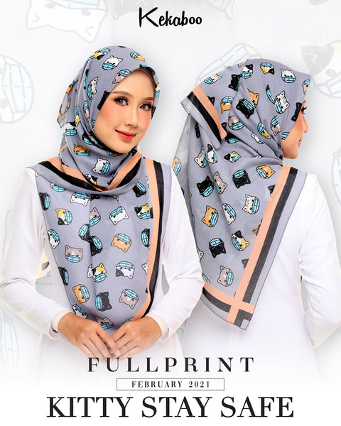 KEKABOO FULLPRINT KITTY STAY SAFE